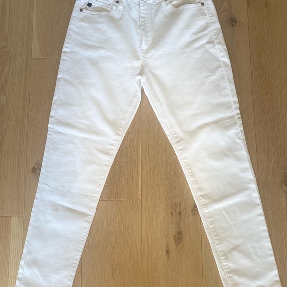 Paige High Rise Ankle Skinny Jeans White - Picture 5 of 6